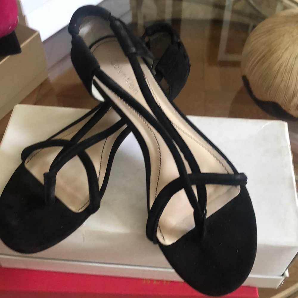 Black Calvin Klein Sandals